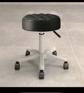 Swivel Chair High Back Lifting Bar Chair Beauty Barber Shop Chair Salon Stool Leather Bar Stool Round Stool with Wheels