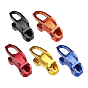 Luggage Clamp Bracket Motorcycle Helmets Hook Clamp Aluminum Handlebar Mounted Bag Holder Helmets Hanger Hook