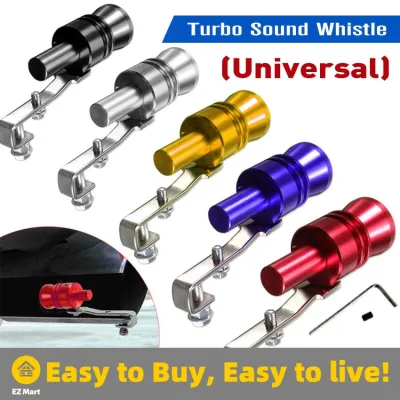 Universal Car Turbo Sound Whistle Car Turbo Muffler Sound Simulator Vehicle Refit Device Exhaust Pipe Turbo Voices Whistles Universal Turbine Exhaust Whistle Modified with Exhaust Sound Simulator Motorcycle Tailpipe Automobile Pipe Sounder