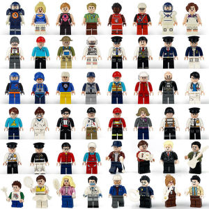 LEO Minifigures Toy Building Kit Toys Building Blocks Friend Ninja Superhero Military Police Occupation Building Bricks for Preschool Children Ages 3+ Kids Toys Compatible with All Brands