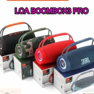 Loa Bluetooth Boombox 3 Pro Bass Mạnh Âm Thanh Lớn Cực Đỉnh Bluetooth 5.2 Thế Hệ Mới Thiết Kế Cực Đẹp Dễ Sử Dụng