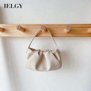 IELGY pure color cloud type Korean chain crossbody handbag