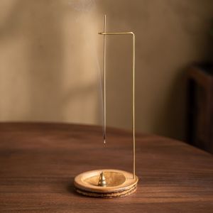 FOUNDTWO Incense Tray Upside Down Incense Burner Decor Anti-Ash Design Incense Stick Holder Creative Indoor Mosquito Incense Plate Holder Meditation