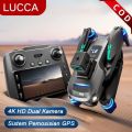 Drone S159 WIFI 4K HD FPV GPS Large Screen Version FPV Motor Tanpa Sikat Drone GPS Jarak Jauh 2km. 