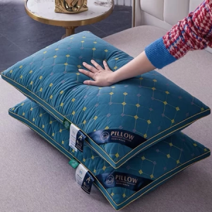 หมอนสุขภาพซื้อ1แถม1หมอนโรงแรม5ดาว3ชั้น900ก/800ก/600กหมอนสูงหมอนต่ํานุ่มสบายไม่ปวดคอหมอนซักเครื่องได้