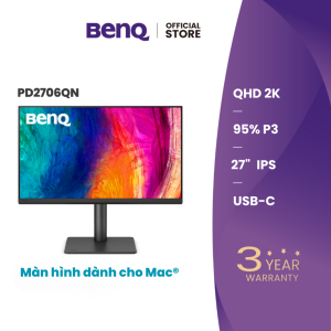 Màn hình đồ họa BenQ PD2706QN _ 27 inch 2K IPS USB C P3 Eye-are tương thích Mac