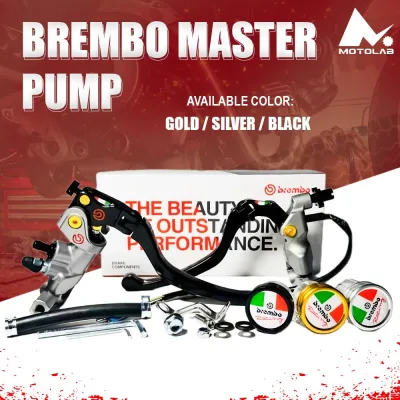 MOTOLAB Brake Master Model Brembo oval brake master box 14mm Universal Clutch Handle Package