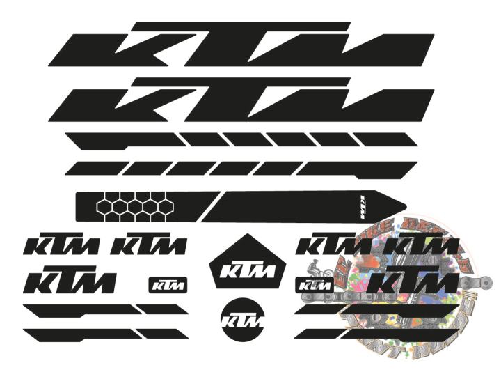 Ktm sticker best sale for cycle