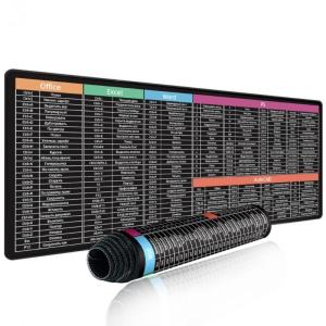 Extended Keyboard Mouse Mat Shortcut Gaming Keyboard Mouse Pad Mousepad Desk Mat Huge Extended Rubber Base for Home