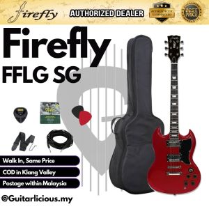 Firefly SG Series Solid Tune-O-Matic Double Humbucker (HH) Electric Guitar with bag (FFLG)