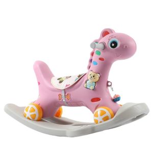 [𝐒𝐆 𝐒𝐞𝐥𝐥𝐞𝐫] BabySPA Mini 2 in 1 Fun Rocking Rider Horse with Musical Toy For Toddler