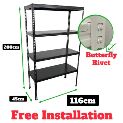 FUll Metal Boltless Storage Rack for HDB Bomb Shelter Store Room FREE Installation