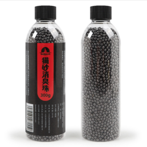 Hạt khử mùi cát Mèo than hoạt tính chai 300gram (mẫu mới) - Hara Pet Store