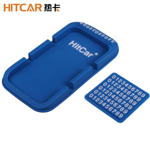 In Car Desk Dashboard Anti-Slip PVC Silicone Rubber Mat Pad Stand Dual Slot Mount Holder Clip for PSP GPS Mobile Phone PDA GPS Tablet iPhone