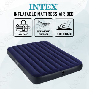 INTEX Inflatable Air Bed Single Queen King Air Pump Mattress Katil Angin Tilam Udara Pam [F36]