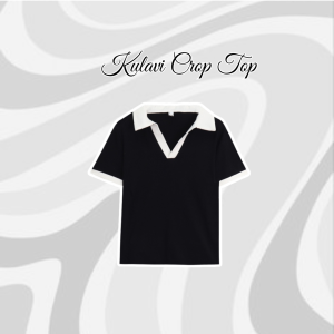 Deluna Korean Outfit - Outfit Set Korean Look Monokrom Wanita – Kaos Lengan Pendek Celana Tas Belt Hitam Putih – Setelan Kasual Elegan Buat Jalan Kuliah OOTD AD370