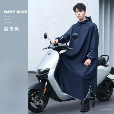 Áo Mưa Trùm Kín Có Kính Chắn Mặt – Chống Ướt Toàn Diện Tiện Lợi Cho Người Đi Xe Máy Màu Thời Trang