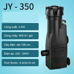 Lọc váng Jingye Surface Skimmer JY 350 oil film mini chặn hút cá tép an toàn bể thủy sinh