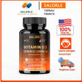 Vitamin D3 5000 IU meningkatkan penyerapan kalsium, mendukung kesehatan tulang, 60 kapsul.. 