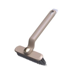 Multifunctional Rotating Cleaning Brush Two-in-one Crevice Cleaning Brush Hard-bristled Bathroom Tile Floor Crevice Brush Wall Brush