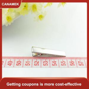 【CANAMEK 】 50PCS Fashion Silver Flat Metal Hair Clips Prong Flat Hair Clips Metal Hairpin