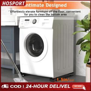 24 Wheel Washing Machine Support Stand Heavy Duty Washing Machine Base Holder Multifunctional Furniture Moving Tool for Home Appliance