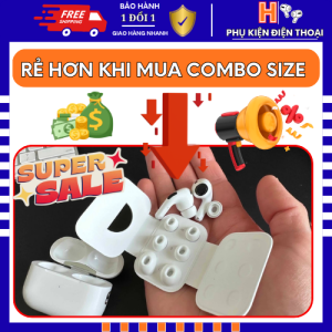 Bộ 2 núm tai nghe thay thế airpods pro gen 1/2