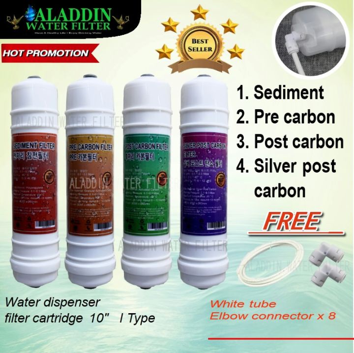 Korea Tech Water Filter Halal/Sediment/PreCarbon/Post Carbon/Silver