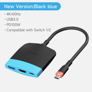 Hagibis แท่นวางแบบพกพาแท่นสวิตช์2 TV สำหรับสวิตช์1/2 /Oled USB C ถึง4K 60Hz HDMI PD USB3.0ศูนย์กลางสำหรับ Macbook แล็ปท็อป