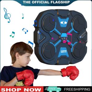 [CHAMAIR MALL] Music Boxing Machine Boxing Workout Machine Adjustable Speed Smart Boxing Training Machine Type C USB Charging Boxing Trainer for Response Training