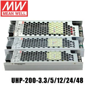 MEAN WELL UHP-200-5 12 24 36 Ultra-Thin LED Power Supply Lighting Transformer 200W Single Output Swtiching Power Supply with PFC