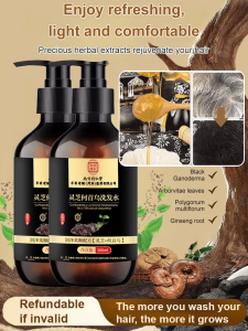 Polygonum Multiflorum Shampoo Anti-hair Loss Herbal Essence Nourishes The Scalp Hair Growth And Hair Care Shampoo Nourishes The Scalp Prevents Hair Loss Herbal Essence Herbal Hair Care Shampoo