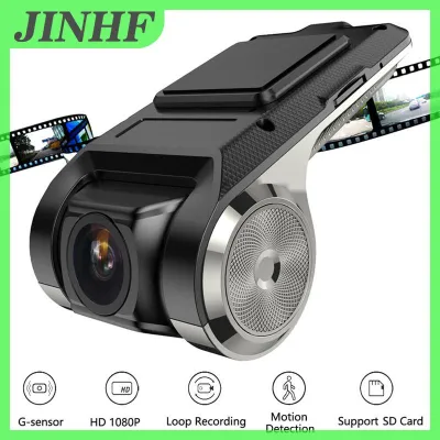 JINHF Mini Car DVR máy ảnh Dashcam cho Android USB Video registrator G-Sensor tầm nhìn ban đêm với ADAS G-Sensor tầm nhìn ban đêm
