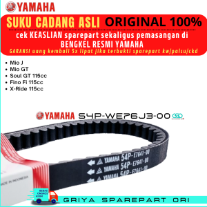 Vanbelt Mio J Original Yamaha Vanbelt Mio GT Ori Vanbelt Mio soul GT 115 Original Vanbelt Fino Fi 115 Vanbelt Xride 115 Ori Roller Mio J Original Roller Mio GT Original Yamaha Mio Soul GT 115 Roller XRide 115 Original 54P