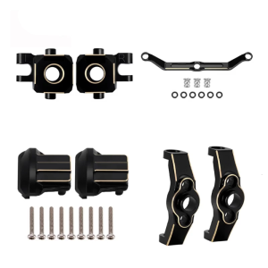 Brass Upgraded Parts For 1/18 TRX4M Crawler Car Brass Housing Covers for TRX4M Stock Shock Mounts