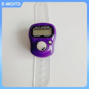 【E-WOITD】 Finger Counter Compass LED Electronic Handheld Tally Counter Clicker Counter Ring