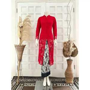 Setelan Kebaya Tunik Brukat Ibu Besan  Busui- Set Tunik- Setelan Kebaya Brukat - Kebaya Pesta - Kebaya Pesta - Kebaya Wisuda - Kebaya wanita