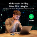 【2.4G】 UGREEN MU006 Chuột không dây Chuột công thái học 5 cấp độ 4000 DPI 6 nút, Chuột im lặng không dây 2,4G USB với bộ thu Nano, Chuột không dây cho máy tính xách tay, máy tính, PC, MacBook, Chromebook. 