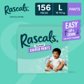 RASCALS Pants Super Jumbo Box Large - 52 pcs x 3 (156 pcs). 