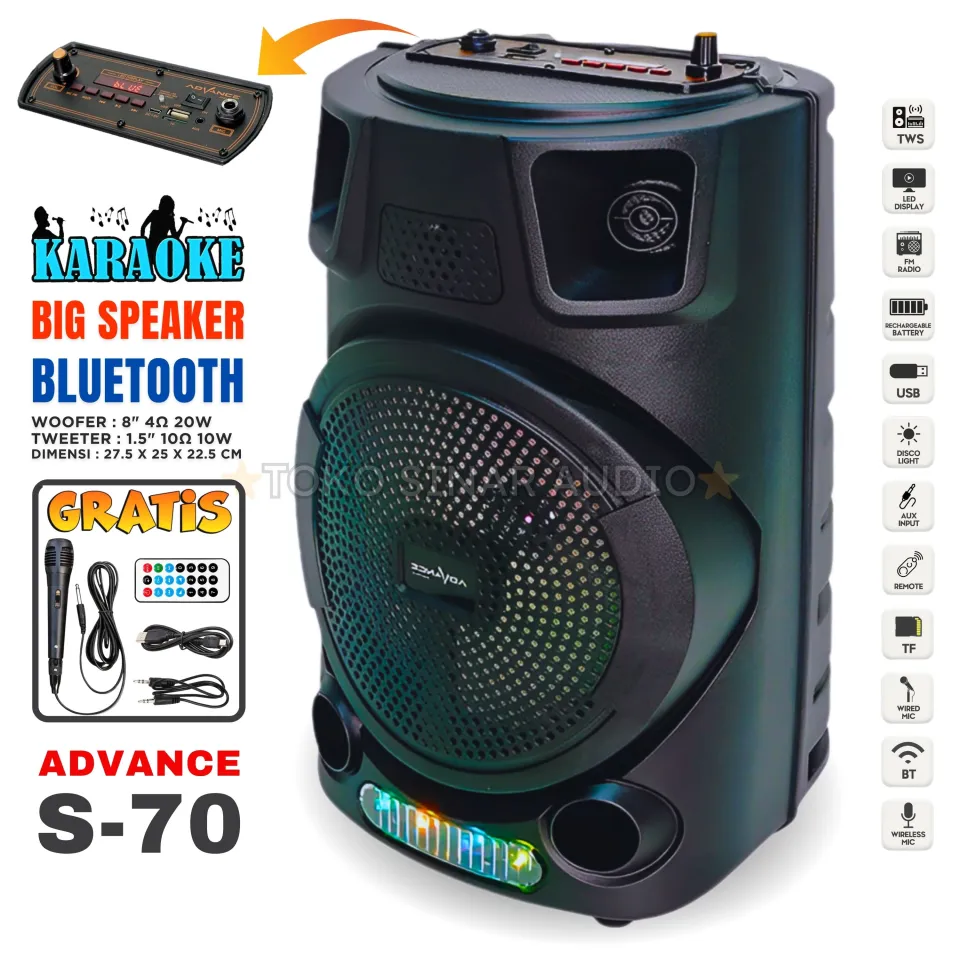 Speaker Advance Speaker Super Bass SPEAKER BLUETOOTH