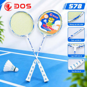 Cặp Vợt Cầu Lông King Phối Màu Trắng - Xanh 578