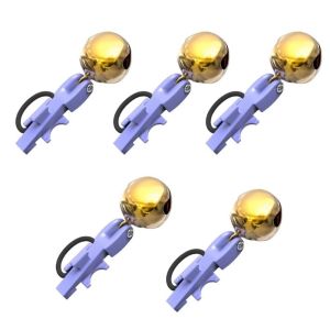 ADREE 1/3/5PCS Độ nhạy cao Chuông báo cá cắn câu Vật liệu hợp Chống ăn mòn Cảnh báo câu cá ban đêm Bền bỉ Kẹp An Toàn Chuông câu cá kẹp Câu cá đêm