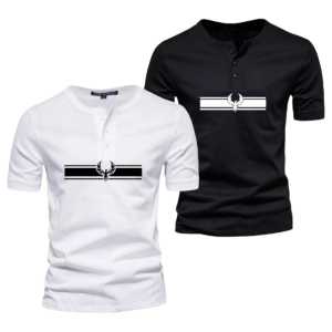 Tannvan kaos kancing lengan pendek terbaru model gambar kekinian hemat ongkir isi pcs
