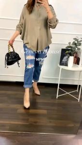 Atasan Wanita Terbaru: Geneva Blouse & Blouse Import Bahan Katun Rayon Twill