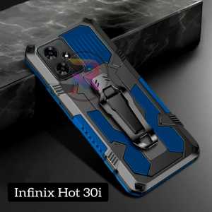 Casing Hp Untuk Inifnix Hot 30i New Case Armor Belt Clip Terbaru Bisa Kick Standing