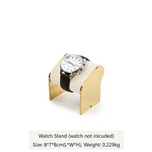 Oirlv Metal Watch Display Holder Tray Wristwatch Organizer Storage Stand Hanging Rack Showcase Poster Board TT122