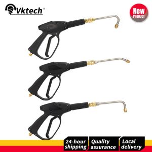 Professional Pressure Washer Extension Set 3 Stainless Steel Multi-Angled Lance for Car and Gutter Cleaning Quick Connect