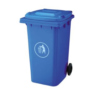 Large Outdoor Trash Bin with Wheels/100L120L Dustbin for Waste Sorting RecyclingCommercial Use / Fireheart Warrior