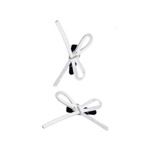 Hair Clip Bow 2000s Style Balletcore Small Bow Flat Clip Balletcore Hairpin Bow Elegant Hair Clip for Bunches
