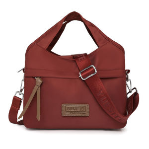 กระเป๋าสะพายลําลองความจุขนาดใหญ่ กระเป๋าสะพายข้างผู้หญิงหลายชั้นน้ำหนักเบา/กระเป๋าถือน้ำหนักเบาและความจุขนาดใหญ่สําหรับผู้หญิง กระเป๋าสะพายข้างลําลองหลายชั้น